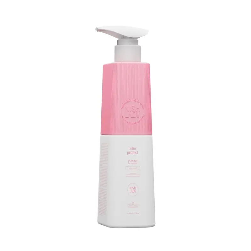 Nishlady Color Protect Shampoo – Pomegranate & Peony Extract Cleanser For Long-Lasting Color 1