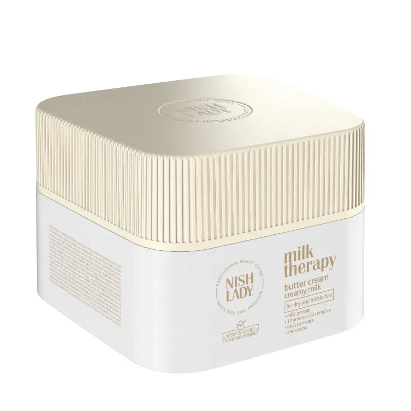Nishlady Milk Therapy Butter Cream Hair Mask – 275Ml Restorative Treatment For Severely Damaged Hair 1