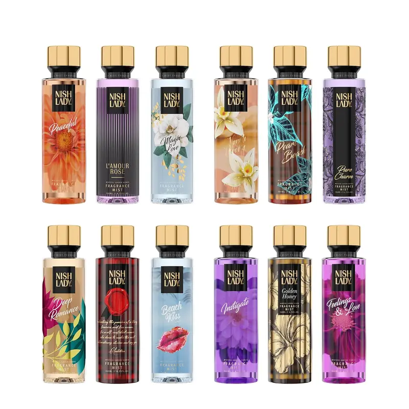 Nishlady Refreshing Body Mist Fragrance – 250Ml (8.8 Fl Oz) Light & Long-Lasting Scent 1