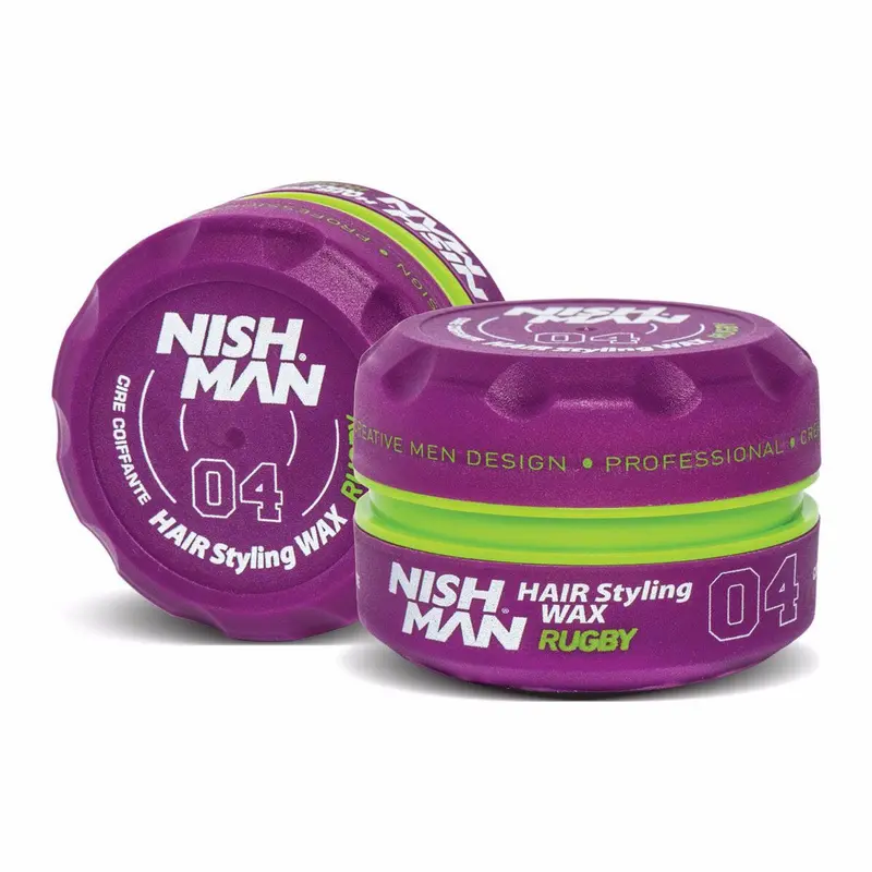 Nishman 04 Escobar Rugby Wax – Flexible-Hold, High-Shine Styling Wax With Sporty Texture (150Ml) 1