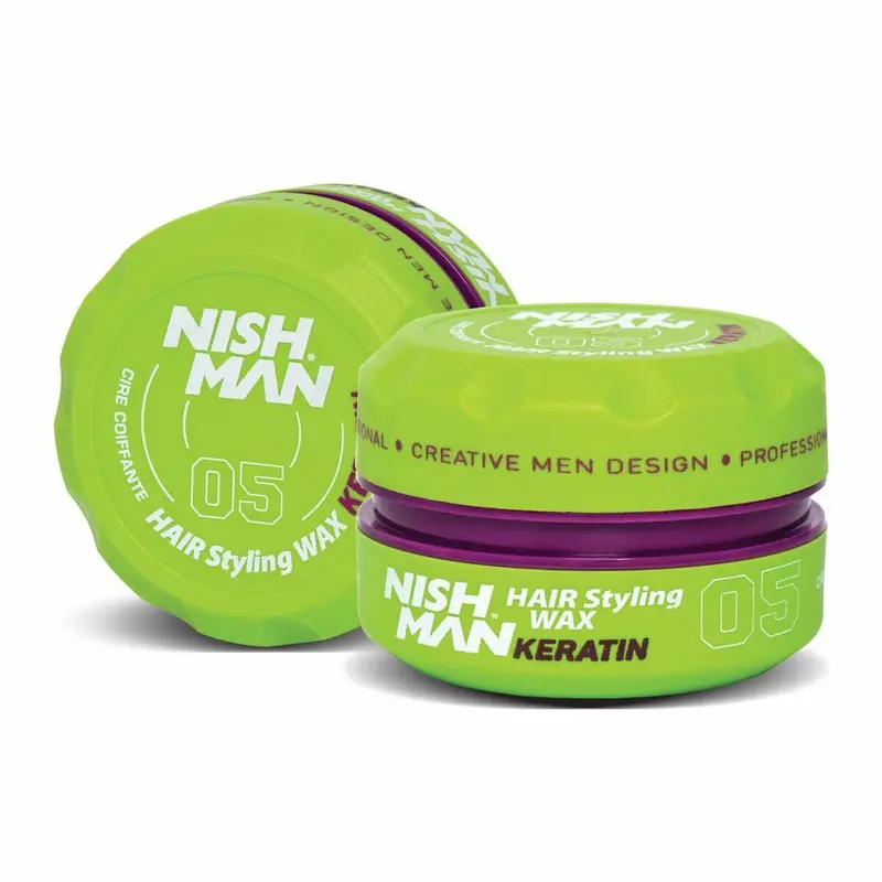 Nishman 05 Forest Fruit Styling Wax – Keratin-Enhanced, Medium-Shine, High-Hold Formula (150Ml) 1