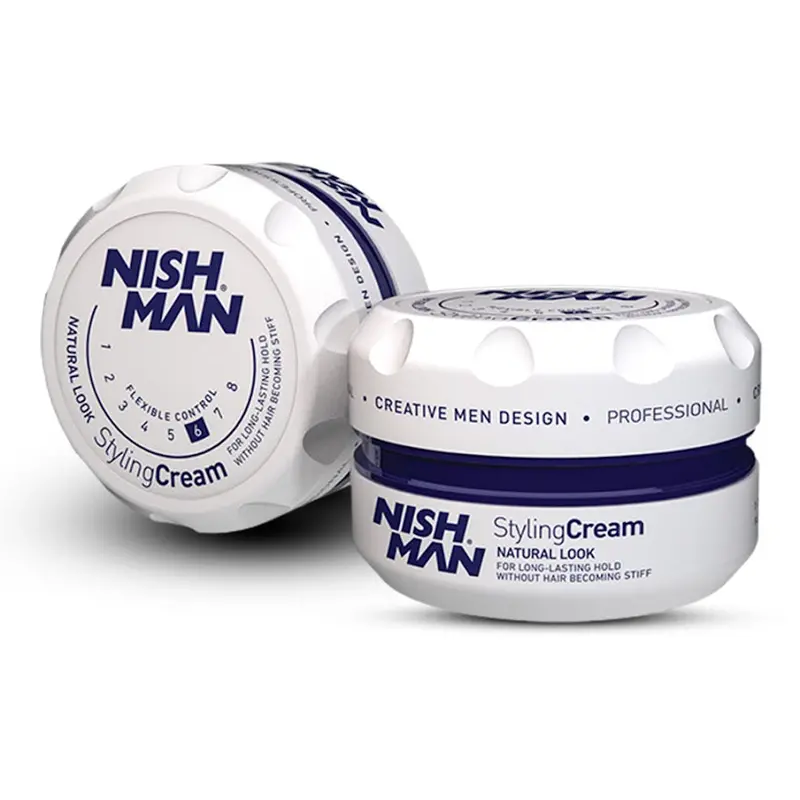 Nishman 06 Extra-Hold Styling Cream – Lightweight, Non-Greasy Daily Control (150Ml) 1
