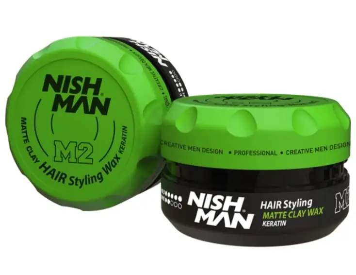 Nishman M2 Keratin-Infused Matte Clay Wax – Strong Hold, Low-Shine Texture (100Ml) 1