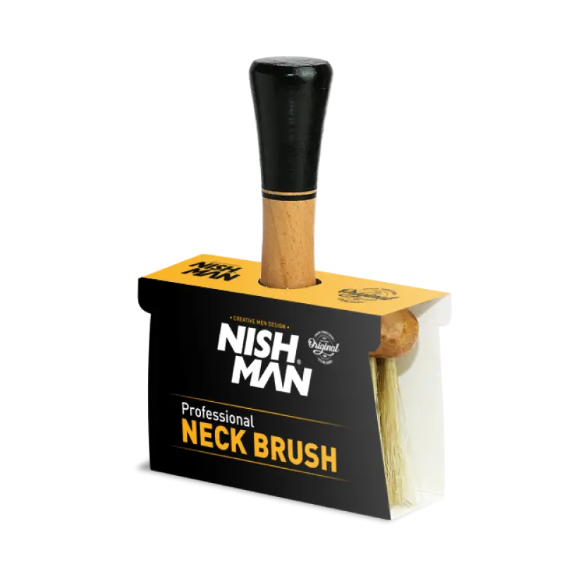 Nishman Neck Brush 564 – Dual-Density Bristles For Clean Necklines 1