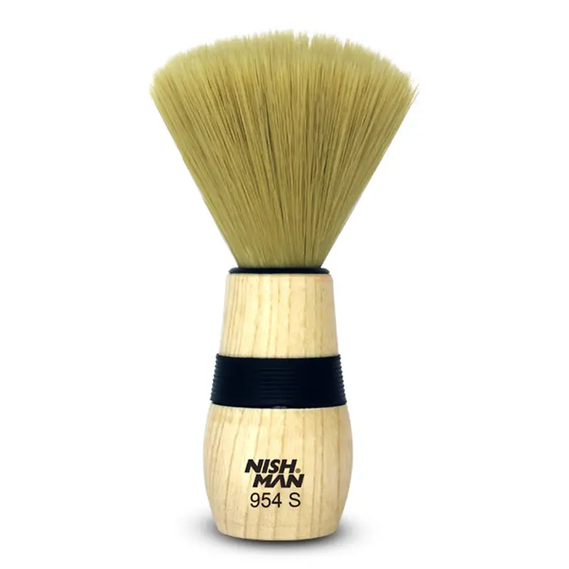 Nishman Neck Brush 954S – Slim Profile, High-Density Bristles 1