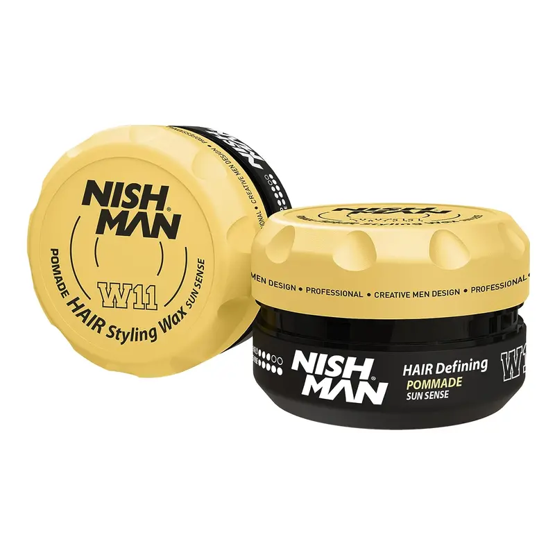 Nishman W11 Sun-Sense Water-Based Pomade – Medium Hold, High Shine & Uv Protection (100Ml) 1