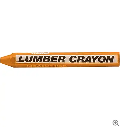 Orange Lumber Crayon – #200 Grade, 12 Per Box 1