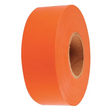 Orange Safety Flagging Tape – High-Contrast, Tear-Resistant 1