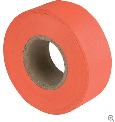 Orange Surveyor’S Flagging Tape – High-Visibility Roll 1