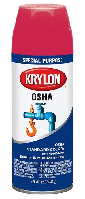 Osha-Compliant Safety Red Spray Paint – 16 Oz 1