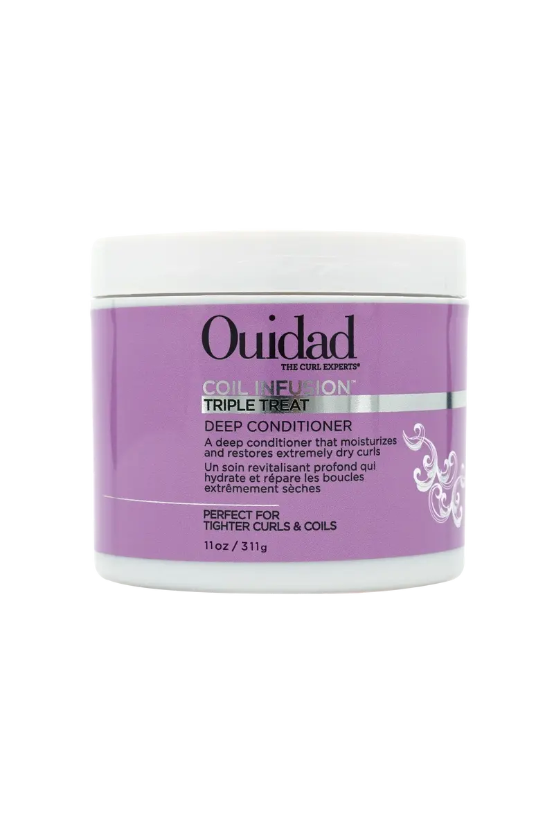 Ouidad Coil Infusion Triple Treat Deep Conditioner – For Tight Curls & Coils (311G) 1