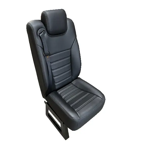 Passenger-Side Leather Reclining Commuter Seat 1