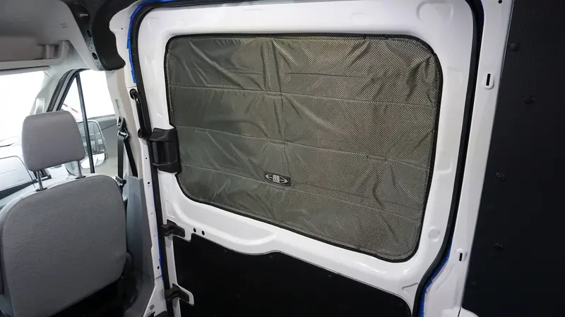 Passenger-Side Sliding Door Magnetic Shade For 2014+ Ford Transit Vans 1