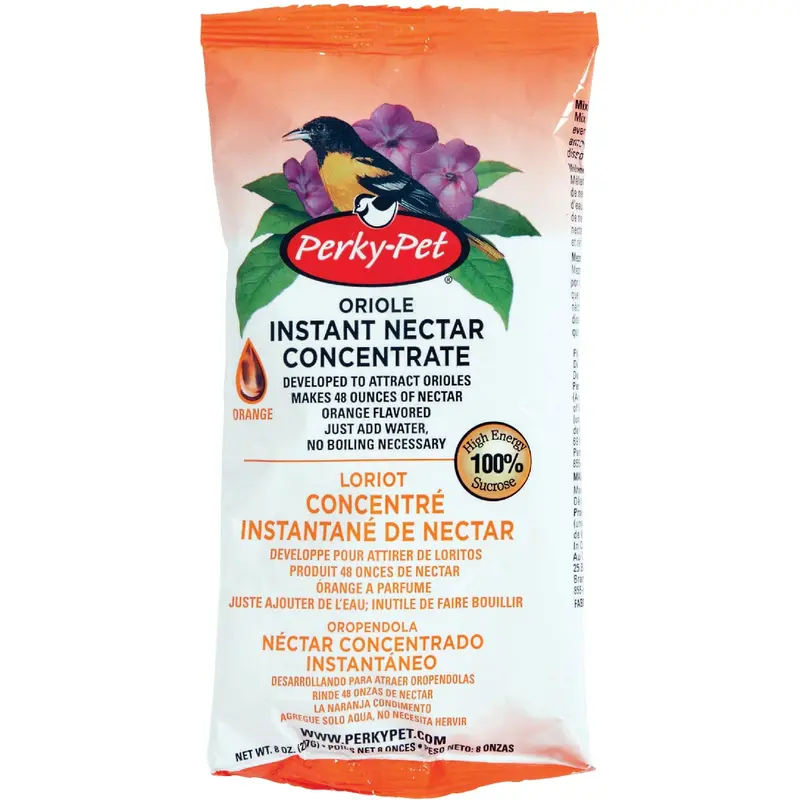 Perky-Pet Orange Oriole Nectar Concentrate – 8 Oz Powder, Ready-To-Mix 1