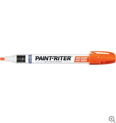 Permanent Orange Paint Marker For Industrial Marking 1
