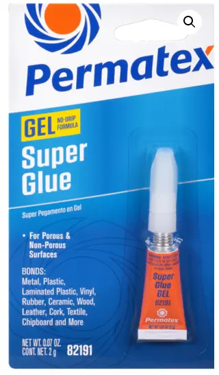Permatex Super Glue Gel – Fast-Bonding, 2 G Tube 1