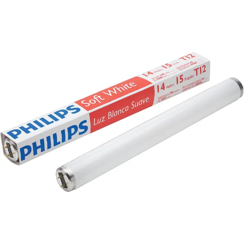 Philips Alto 14W 15" T12 Soft White Fluorescent Tube – Bi-Pin Base 1