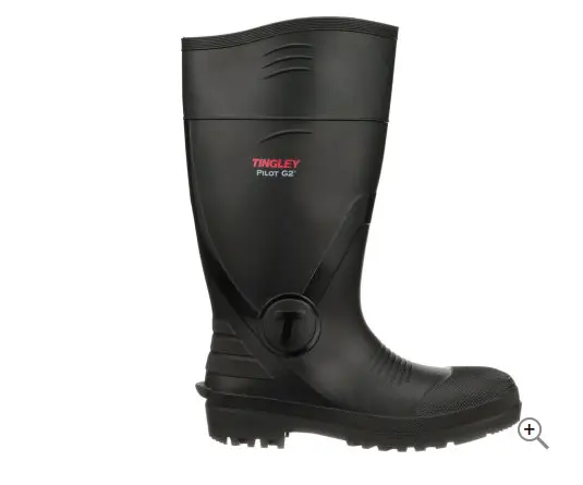 Pilot Plain-Toe Rubber Work Boot – Men'S 7 / Women'S 9 1