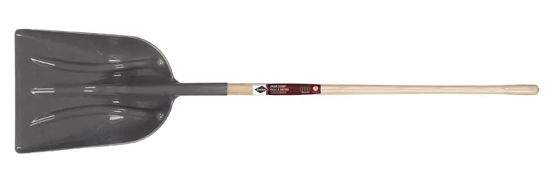 Polyethylene Grain Scoop With 48-Inch Ash Handle 1