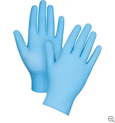 Powdered Nitrile Disposable Gloves – Large Size 1