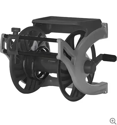 Premium Wall-Mounted Hose Reel With 360° Swivel And Brake 1