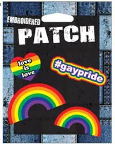 Pride Embroidered Patch Pack – Kalan Lp Ep122 Lgbtq+ Appliqué Set 1