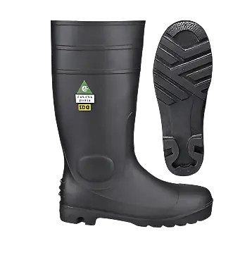 Pvc Rubber Boots – Csa Certified, Steel Toe, Size 13 1