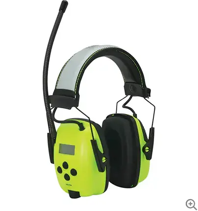 Radio-Enabled Ear Muffs With Mp3 Input – Hearing Protection + Audio Integration 1