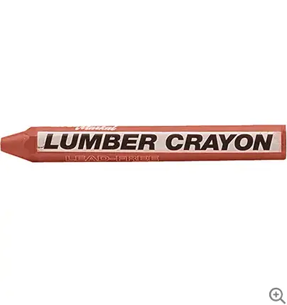 Red Lumber Crayon – #200 Grade, 12 Per Box 1