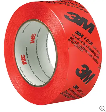 Red Sheathing Tape – 60 Mm × 60 M For Weatherproof Sealing 1