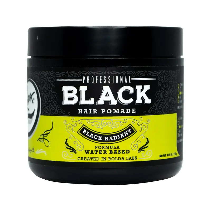 Rolda Black Water-Based Pomade – Medium Hold & Shine (115G) 1
