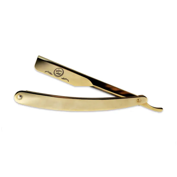 Rolda Golden Steel Razor Stand – Durable Wall-Mount Or Countertop Holder 1