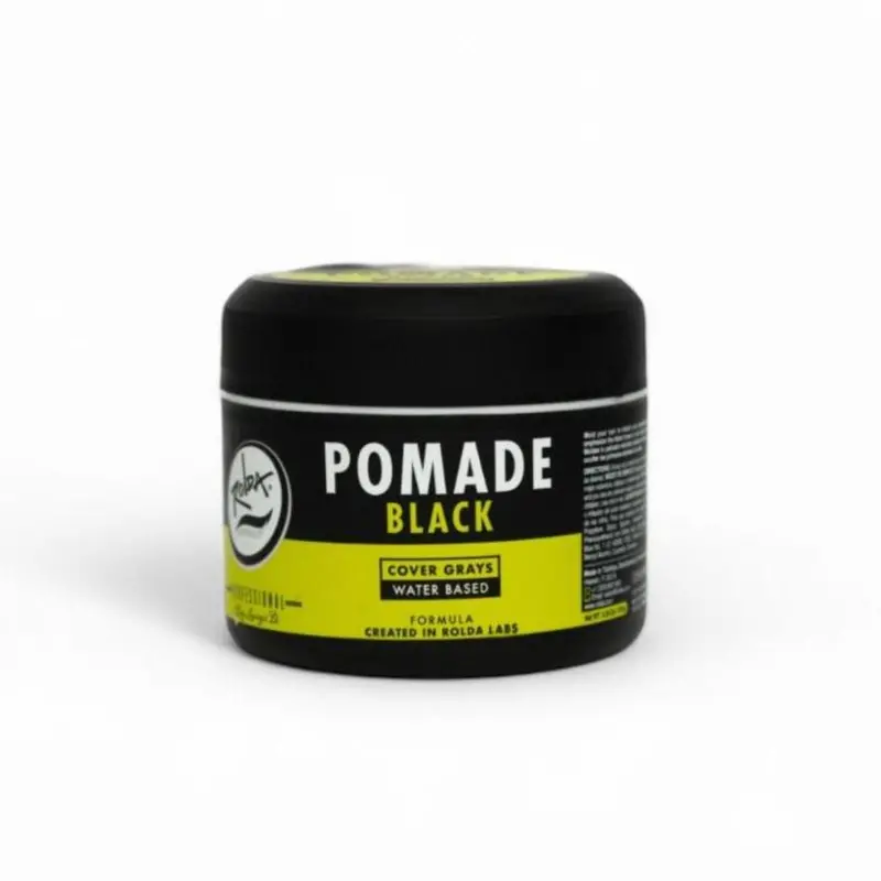 Rolda Water-Based Black Pomade – Medium Hold & Shine (150G) 1