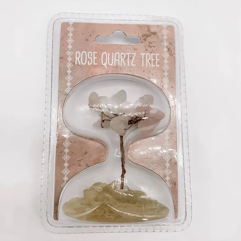 Rose Quartz Baby Bonsai Tree – Kalan Lp Snt734 Decorative Mini Plant 1