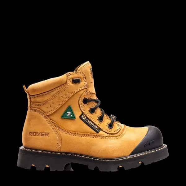 Royer 6-Inch Metal-Free Work Boot – Wheat 1