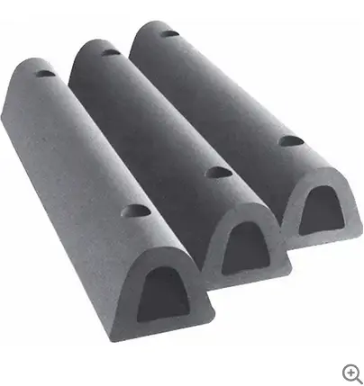 Rubber Dock Bumper – 4.5" W × 3.75" D × 12" L 1