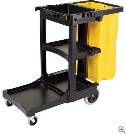 Rubbermaid Professional Janitorial Supply Cart – Durable Modular Design 1