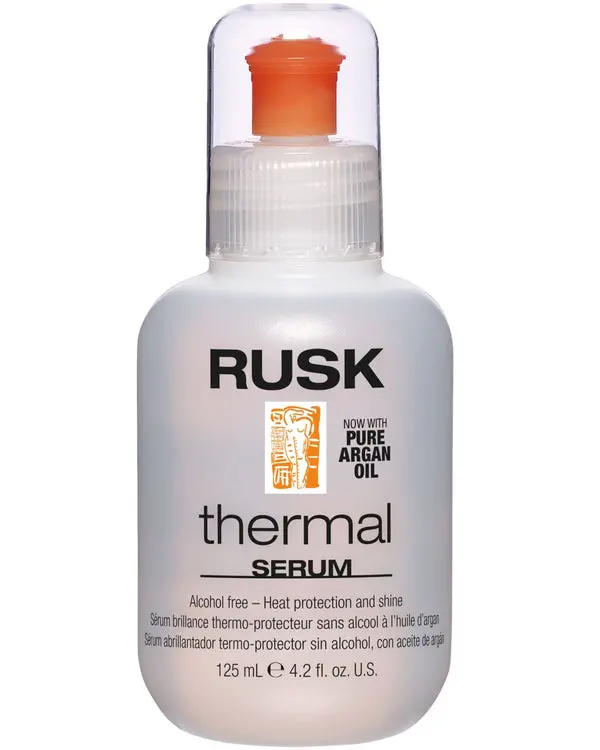Rusk Argan Oil Thermal Serum – Lightweight Heat Protectant For Smooth Styling (125Ml) 1