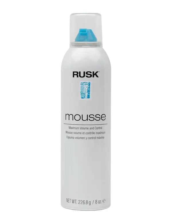 Rusk Maximum Volume Styling Mousse – Lightweight Lift & Long-Lasting Body, 227G 1