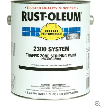Rust-Oleum Traffic Zone Paint – Yellow, 1-Gallon Can 1