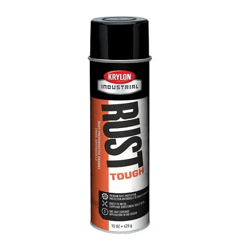 Rust-Tough Gloss Black Spray Paint – 425 G (6 Per Case) 1