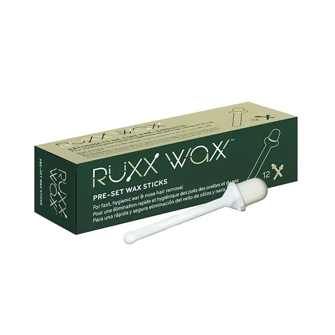 Ruxx Waxx Pre-Formed Nose & Ear Wax Sticks – Ready-To-Use Convenience 1