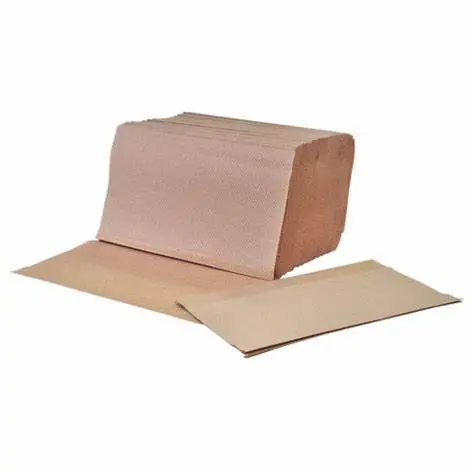 Single-Fold Kraft Paper Towels – 4000 Sheets Per Case 1