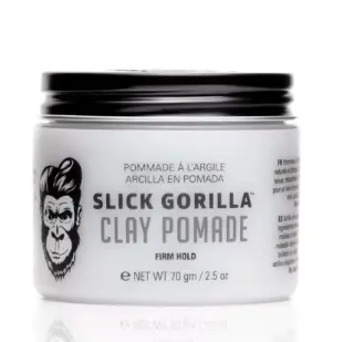Slick Gorilla Firm-Hold Clay Pomade – 70G (2.5 Oz) 1