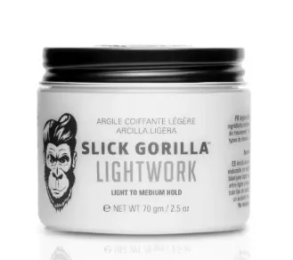 Slick Gorilla Lightwork Matte Clay – Light-To-Medium Hold, 70G (2.5 Oz) 1