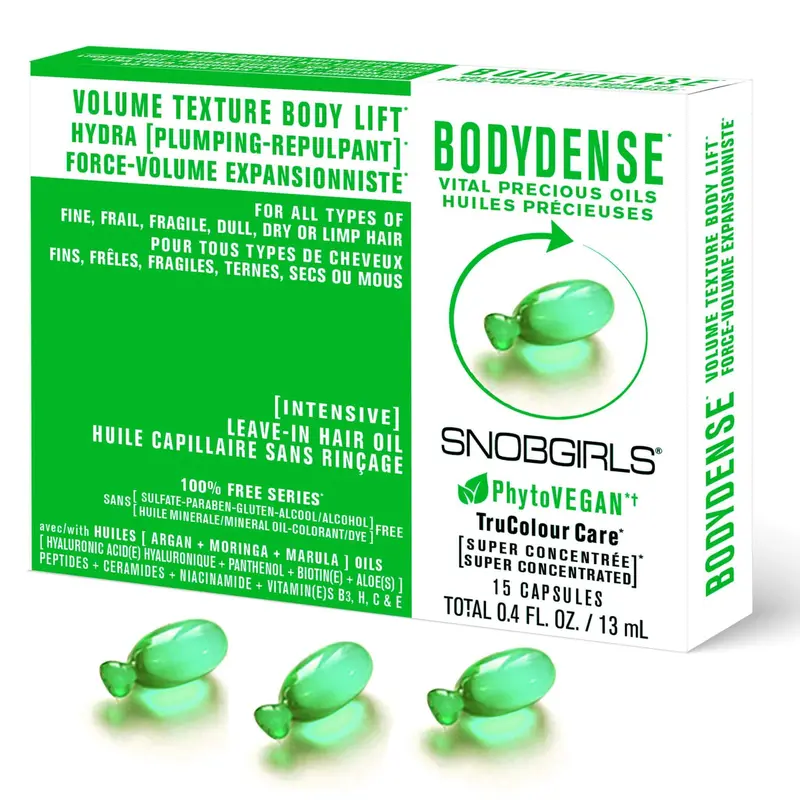 Snobgirls Bodydense Volume Texture Oil Capsules – Lightweight Lift & Body Enhancement (15 × 13Ml) 1