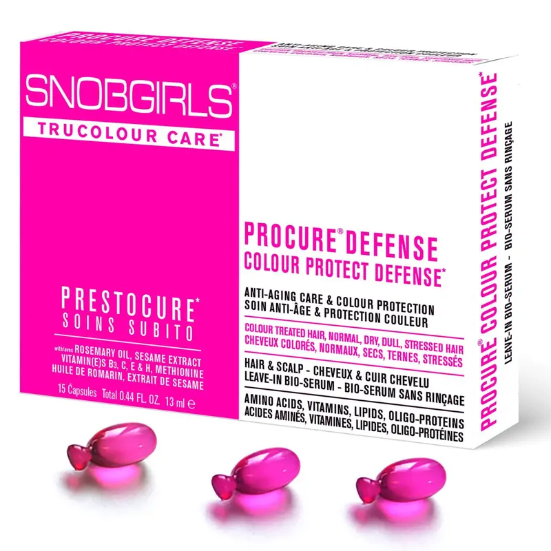 Snobgirls Procure Leave-In Hair Oil Capsules – For Color-Treated, Dry Or Dull Hair (15 × 13Ml) 1