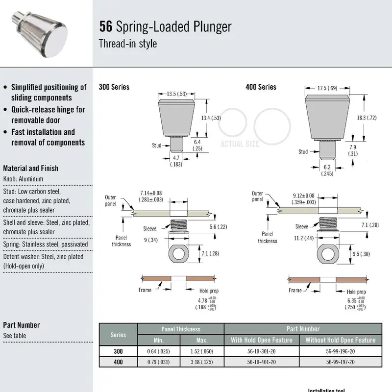 Soft-Close Door Cabinet Plunger Mechanism 1