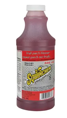 Sqwincher Fruit Punch Concentrate – 32 Oz Bottle 1