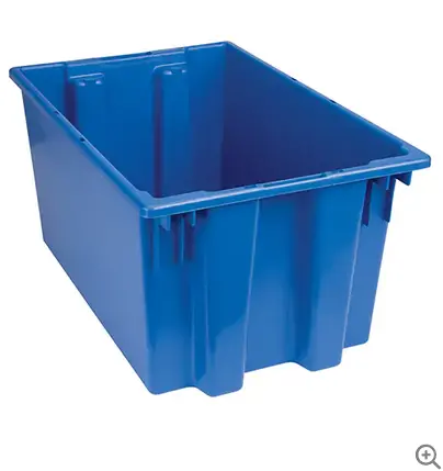 Stackable & Nestable Storage Container – 23 L (15" W × 12" H × ? D) 1
